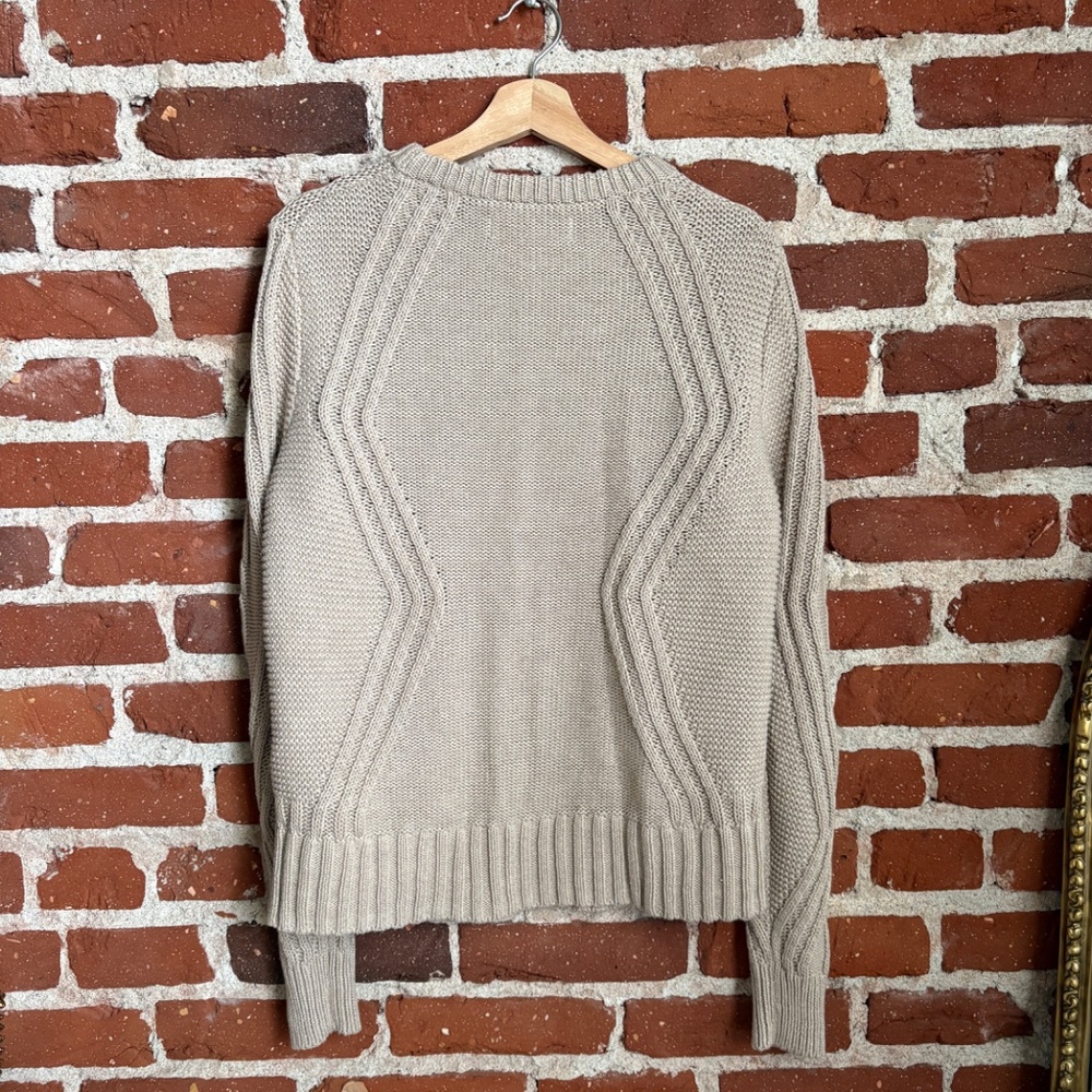 Amazon Essentials 100% Cotton Cable Knit Sweater … - image 2